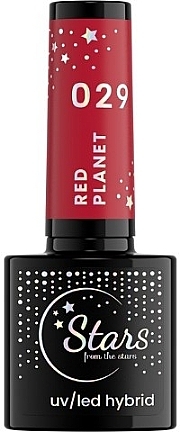 Hybrid Nail Polish - Stars from The Stars Red Planet UV/LED Hybrid — photo N1