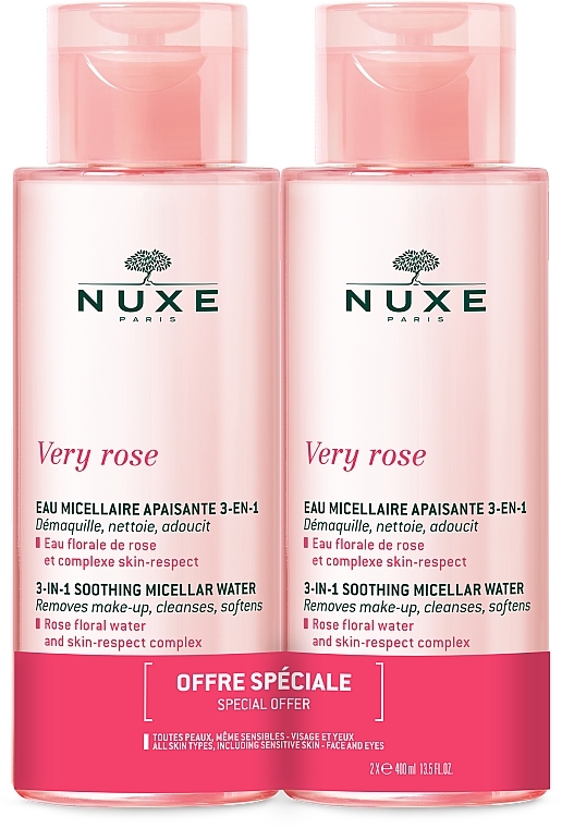 Set - Nuxe Very Rose (micellar water/2x400ml) — photo N1