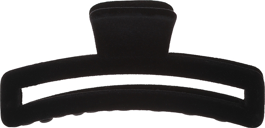 Claw Clip, FA-5676, black curved rectangle - Donegal — photo N1