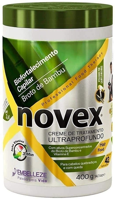Hair Mask - Novex Bamboo Sprout Deep Conditioning Hair Mask — photo N2