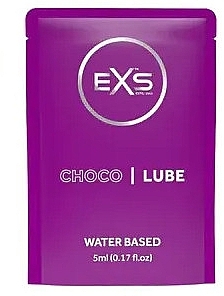 Chocolate Lubricant - EXS Chocolate Lubricant Gel Water Based (sachet) — photo N1