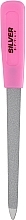 Sapphire Nail File, 14 cm, pink - Silver Style — photo N1