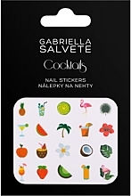 Nail Art Stickers - Gabriella Salvete Cocktails Nail Stickers — photo N3
