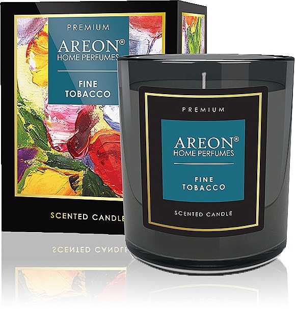 Scented Candle - Areon Home Perfumes Premium Fine Tobacco Scented Candle — photo N1