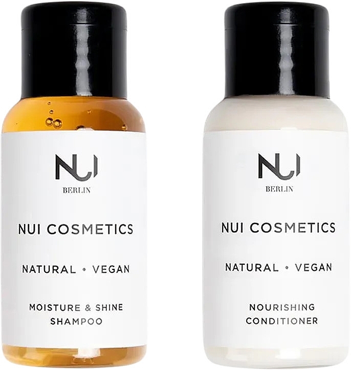 Set - NUI Cosmetics Natural Hair CareTravel Set (shm/30ml + h/cond/30ml) — photo N1