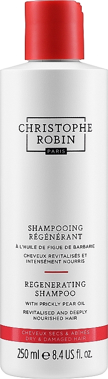 Regenerating Shampoo with Prickly Pear Oil - Christophe Robin Regenerating Shampoo with Prickly Pear Oil — photo N1