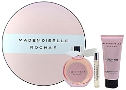 Fragrances, Perfumes, Cosmetics Rochas Mademoiselle Rochas - Set (edp/90ml + b/lot/100ml + edp/7.5ml)