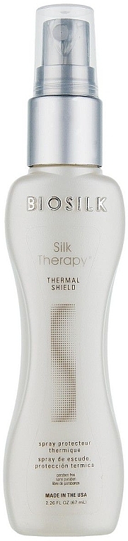 Heat Protection Spray - BioSilk Silk Therapy Thermal Shield Spray — photo N1