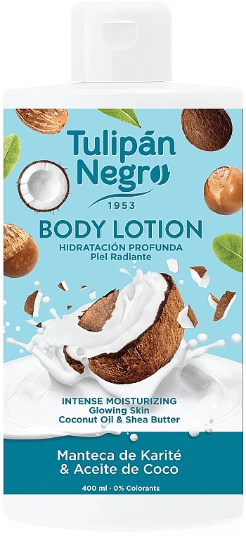 Shea Butter & Coconut Oil Body Lotion - Tulipan Negro Shea Butter & Coconut Oil Body Lotion — photo N1