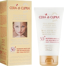 Fragrances, Perfumes, Cosmetics Sun Cream - Cera di Cupra Sunscreen Face Cream SPF 50