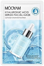 Moisturizing Face Mask with Hyaluronic Acid - Mooyam Hyaluronic Acid Serum Facial Mask — photo N1