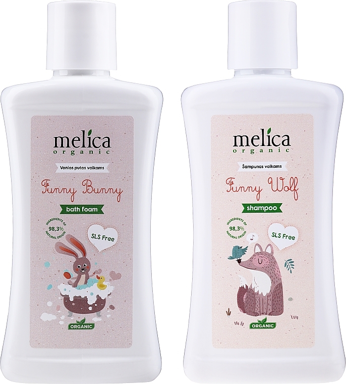 Set - Melica Organic (bath foam/300ml + h/shm/300ml) — photo N7