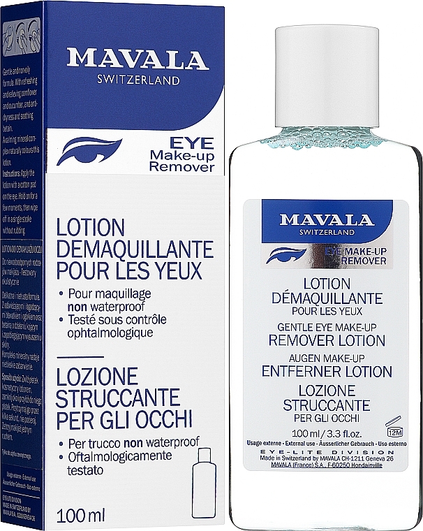 Eye Makeup Remover Lotion - Mavala Eye Make-Up Remover Lotion — photo N2