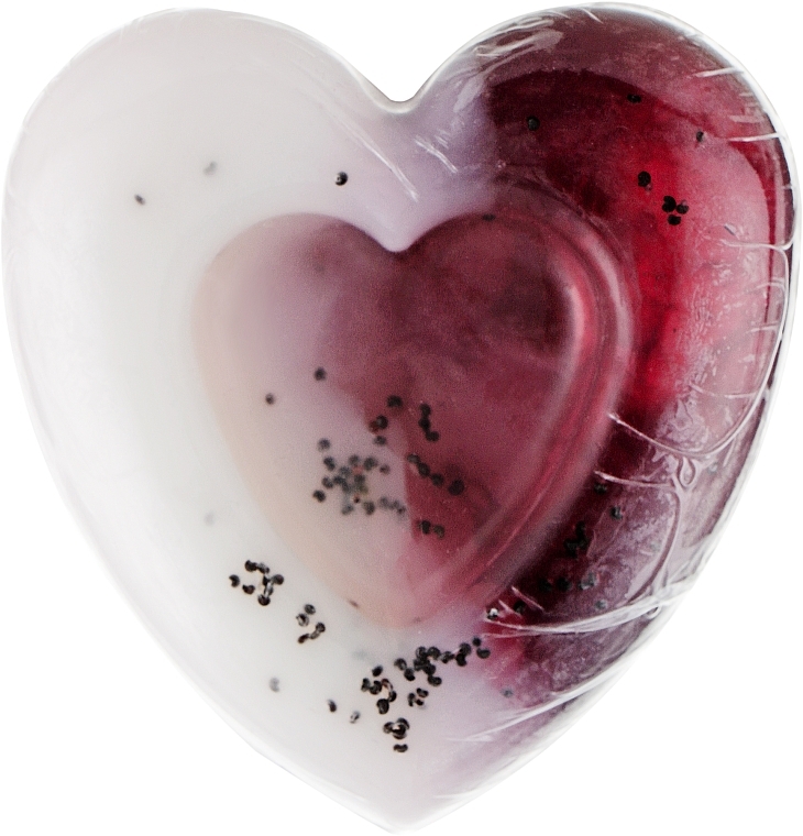 Large Heart Soap, black currant - Soap Stories — photo N9