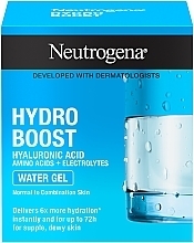Face Gel for Normal & Combination Skin - Neutrogena Hydro Boost Water Gel For Normal & Combination Skin — photo N5