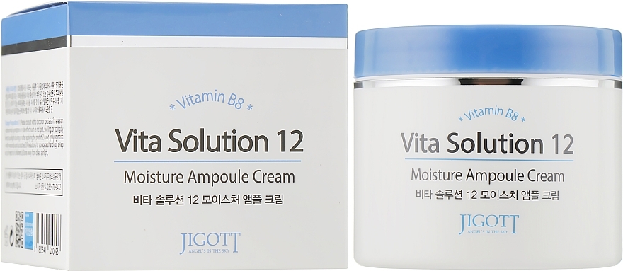 Facial Moisturising Ampoule Cream with Vitamin B - Jigott Vita Solution 12 Moisture Ampoule Cream — photo N7