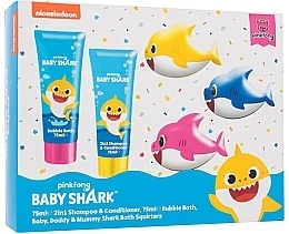 Fragrances, Perfumes, Cosmetics Set - Pinkfong Baby Shark (shmp/75ml + b/bath/75ml + toy/3pcs)