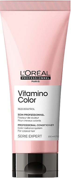 Hair Colour Protection Conditioner - L'Oreal Professionnel Serie Expert Vitamino Color Resveratrol Conditioner — photo N2