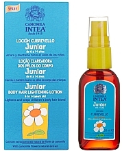 Fragrances, Perfumes, Cosmetics Junior Body Hair Lightening Lotion with Chamomile Extract - Intea Premium Junior Body Hair Lightening Spray With Natural Camomile Extract