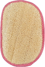 Loofah Bath Sponge, oval, pink - Soap Stories — photo N1