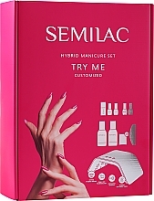 Set, 9 products - Semilac Try Me Customized Manicure Kit — photo N1