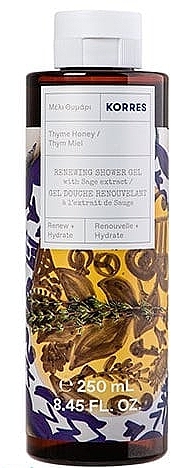 Shower Gel - Korres Renewing Shower Gel Thyme Honey — photo N1