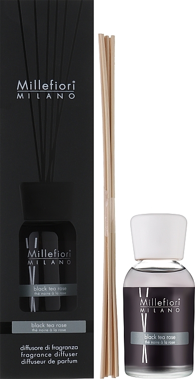 Fragrance Diffuser - Millefiori Milano Black Tea Rose Fragrance Diffuser — photo N1