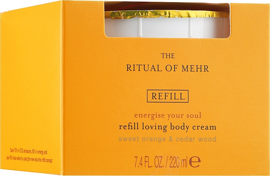 Body Cream - Rituals The Ritual Of Mehr Body Cream (refill) — photo N2