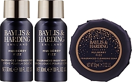 Set - Baylis & Harding Mulberry Fizz Tin Gift Set (sh/gel/30ml*2 + soap/50g) — photo N26