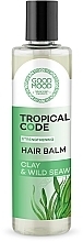 GIFT! Hair Balm with Seaweed Extracts and Clay - Good Mood Tropical Code Strengthening Hair Balm Clay & Wild Seaw — photo N1