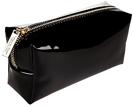 Fragrances, Perfumes, Cosmetics Makeup Bag, black with golden zipper, 18x9x7cm - Pierre Rene Professional