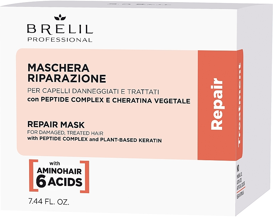 Repairing Hair Mask - Brelil Repair Treatment Repair Mask — photo N2