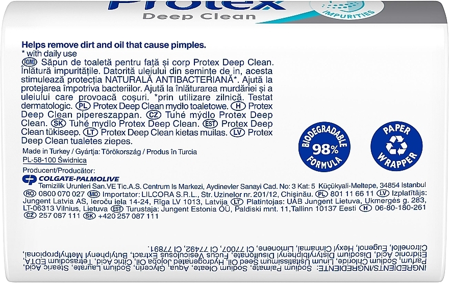 Antibacterial Soap - Protex Deep Clean Antibacterial Soap — photo N2