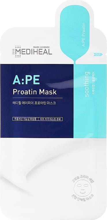 Aminoacids Soothing Face Mask - Mediheal A:PE Soothing Proatin Mask — photo N3