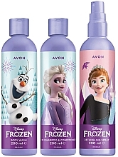 Set - Avon Disney Frozen (shm/200ml + sh/gel/200ml + h/spray/200ml) — photo N2
