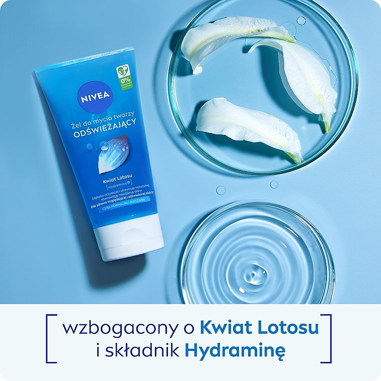 Refreshing Facial Washing Gel for Normal Skin - NIVEA Aqua Effect — photo N7