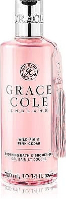 Shower Gel - Grace Cole Wild Fig & Pink Cedar Soothing Bath and Shower Gel — photo N1