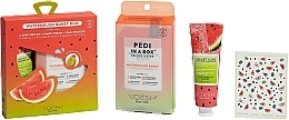 Fragrances, Perfumes, Cosmetics Foot Care Set - Voesh Watermelon Duo with Nail Stickers