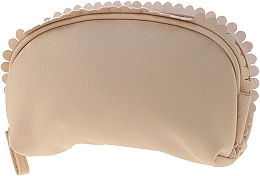 Fragrances, Perfumes, Cosmetics Makeup Bag "Frill", 96259, beige - Top Choice 