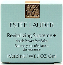 GIFT Rejuvenating Eye Balm - Estee Lauder Revitalizing Supreme+ Youth Power Eye Balm (mini size)  — photo N1