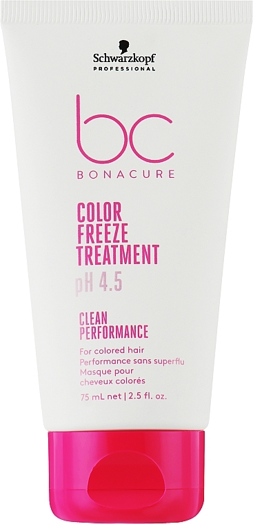 Mask for Colored Hair - Schwarzkopf Professional Bonacure Color Freeze Treatment pH 4.5 — photo N1