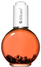 Fragrances, Perfumes, Cosmetics Nail and Cuticle Oil with Flowers "Orange" - Silcare Cuticle Oil Rubin Orange