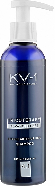 Intensive Anti Hair Loss Shampoo 4.1 - KV-1 Tricoterapy Intense Anti Hair Loss Shampoo — photo N2