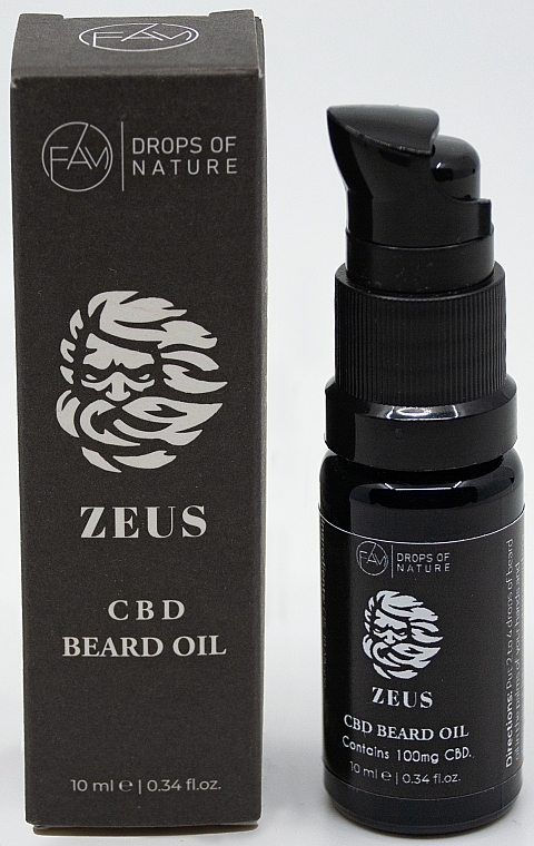 Beard Oil - Fam Drops Of Nature 100 mg CBD Beard Oil — photo N14