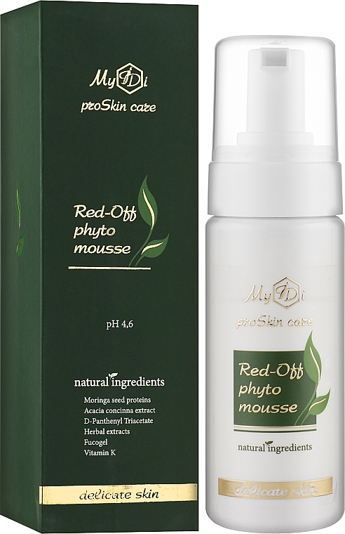 Cleansing Mousse for Sensitive Skin - MyIDi Red-Off Phyto Mousse — photo N22