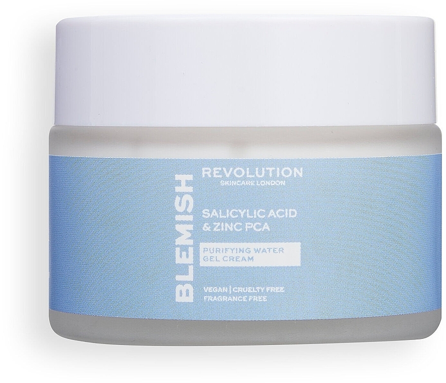 Cleansing Cream Gel with Salicylic Acid & Zinc - Revolution Skincare Purifying Gel Cream — photo N2