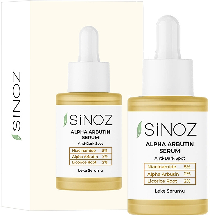 Anti-Pigmentation Face Serum - Sinoz Anti Dark Spot Alpha Arbutin — photo N1