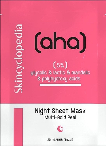 5% AHA & PHA Sheet Mask - Skincyclopedia Sheet Mask — photo N1