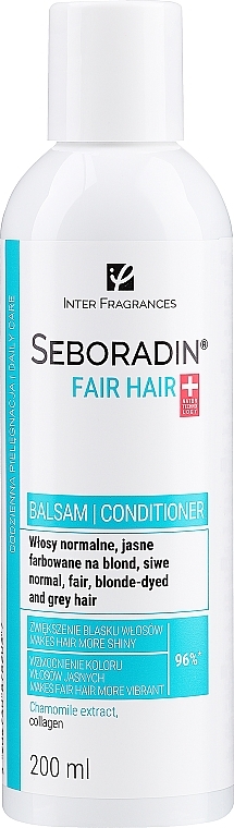 Conditioner for Blonde & Grey Hair - Seboradin Blonde Grey Hair Conditioner — photo N1