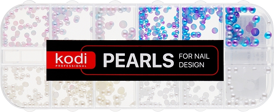 Nail Design Pearls, mix #1 - Kodi Professional Pearls For Nail Design — photo N1